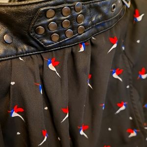 Torrid Rockabilly Sparrow Belted Skirt